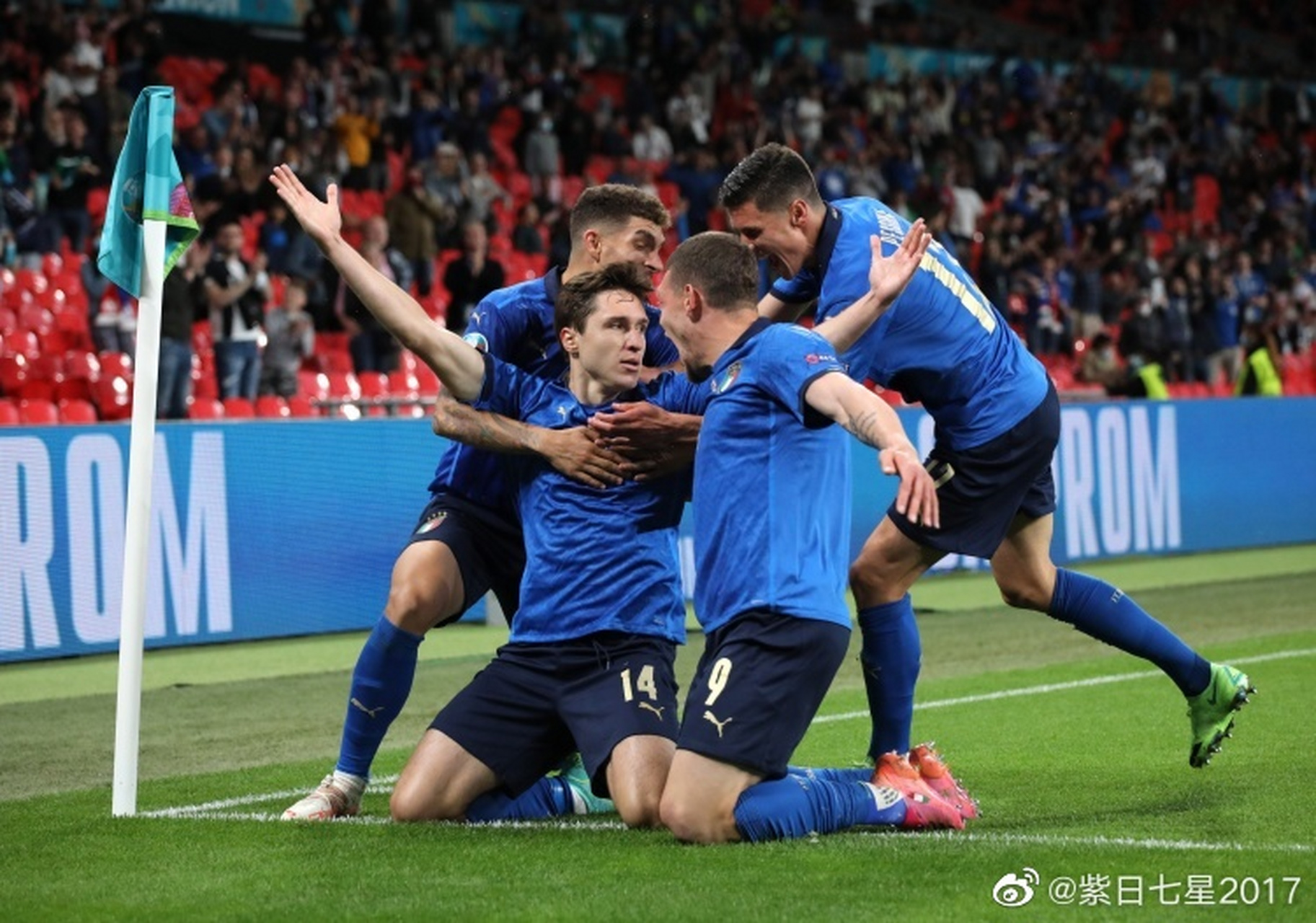意大利足球队成功杀入半决赛