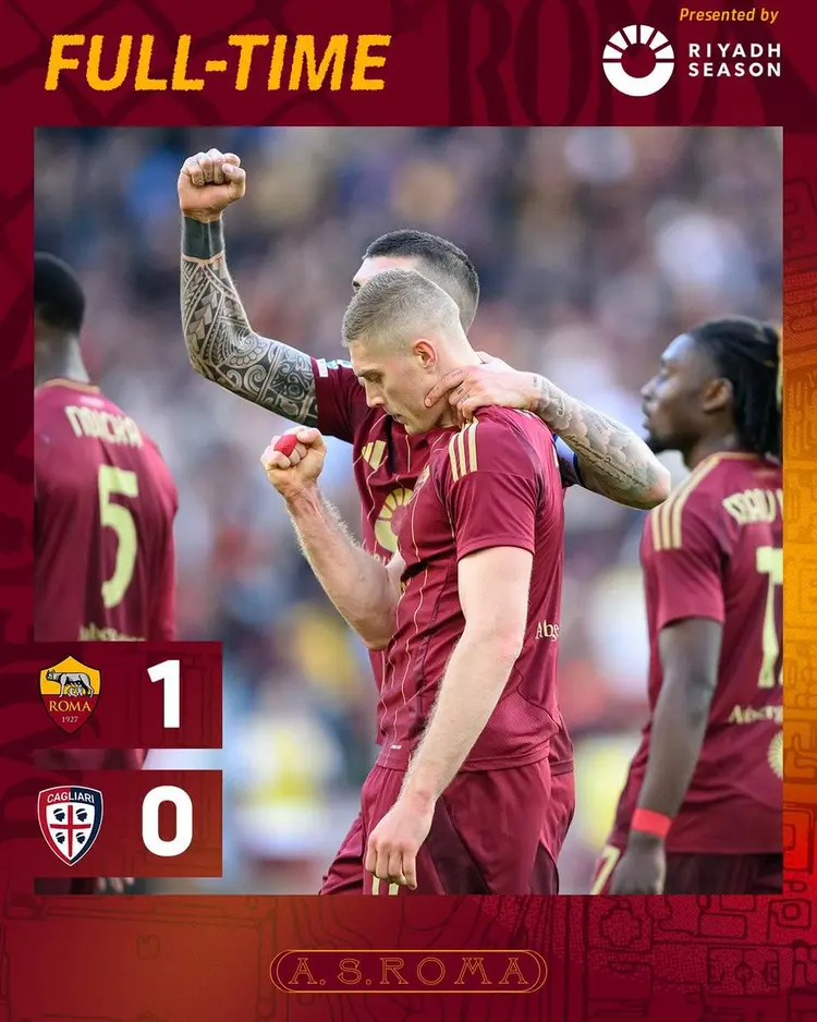 包含罗马客场告捷，取得连胜助力积分榜上升的词条